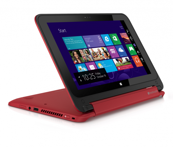 HP Pavilion X360 Red Images