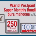 Warid Super Monthly Bundles for Postpaid Customers
