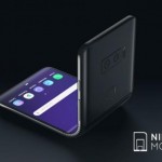 Foldable Samsung Galaxy F in 3D new