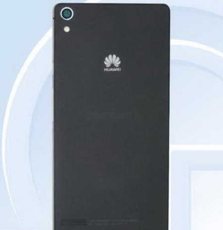 Huawei Ascend P6S Mobile Back View