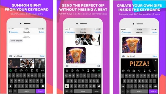 GIPHY Keys Best App of the Weekq