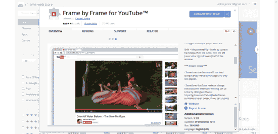 Frame by Frame for YouTube