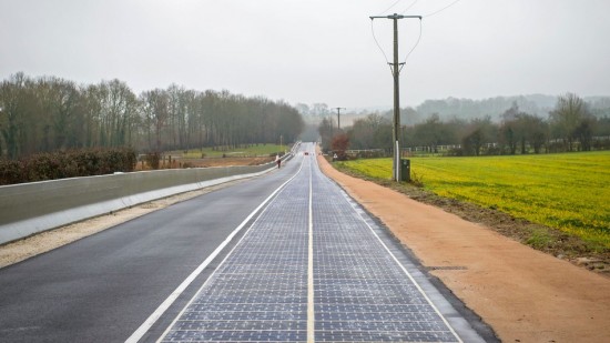World’s first electricity generating road