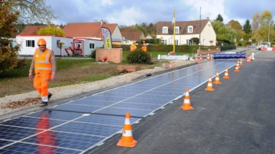 World’s first electricity generating road