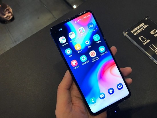 Samsung Galaxy A8s front