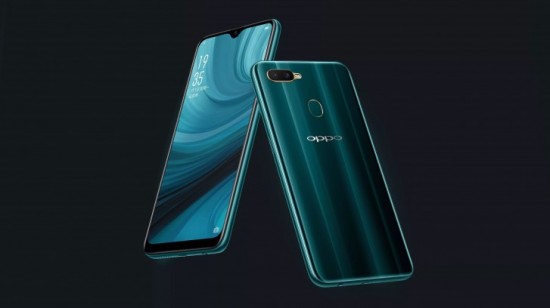 Oppo A7n front and back
