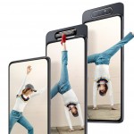 Samsung's Galaxy A80 is an automated notchless slider with a rotating triple camera