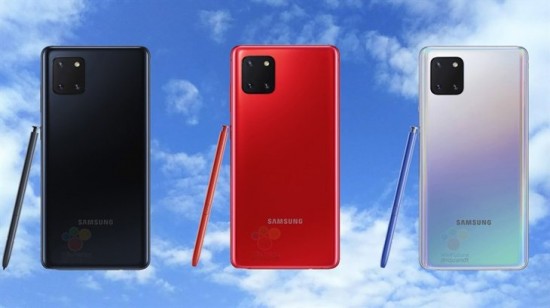 galaxy note 10 lite colors