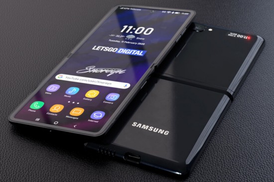 Samsung Galaxy Z Flip in Jet Black Color