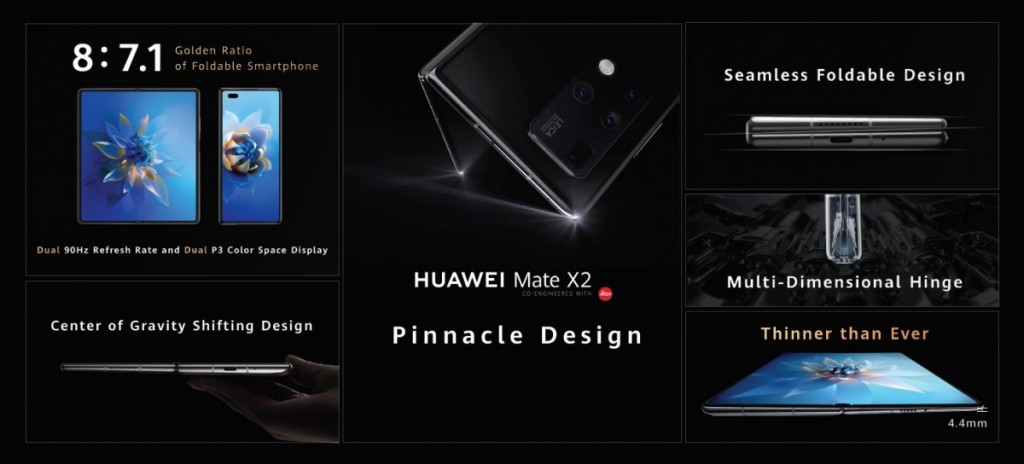 Huawei Mate X2 Design and Display